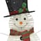 4ft. Outdoor Pre-Lit Snowman with LED Lights